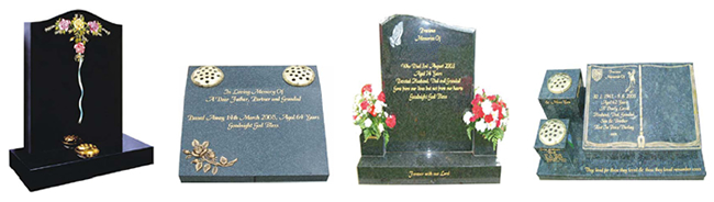 A selection of memorials